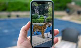 واقعیت افزوده Augmented Reality گوگل برای مشاهده حیوانات به صورت 3 بعدی