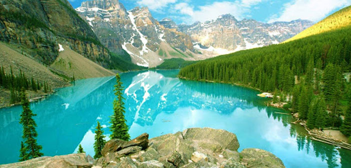 دریاچه مورین، کانادا منطقه دیدنی در جهان