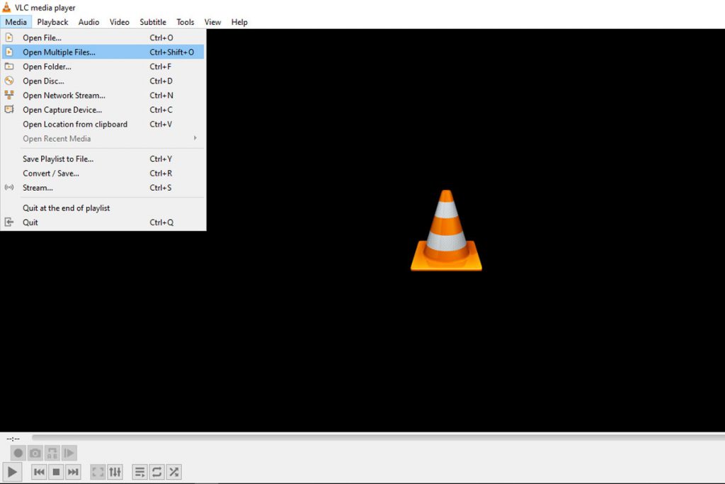 بهم چسباندن بخش های مختلف از ویدئو با نرم افزار Vlc